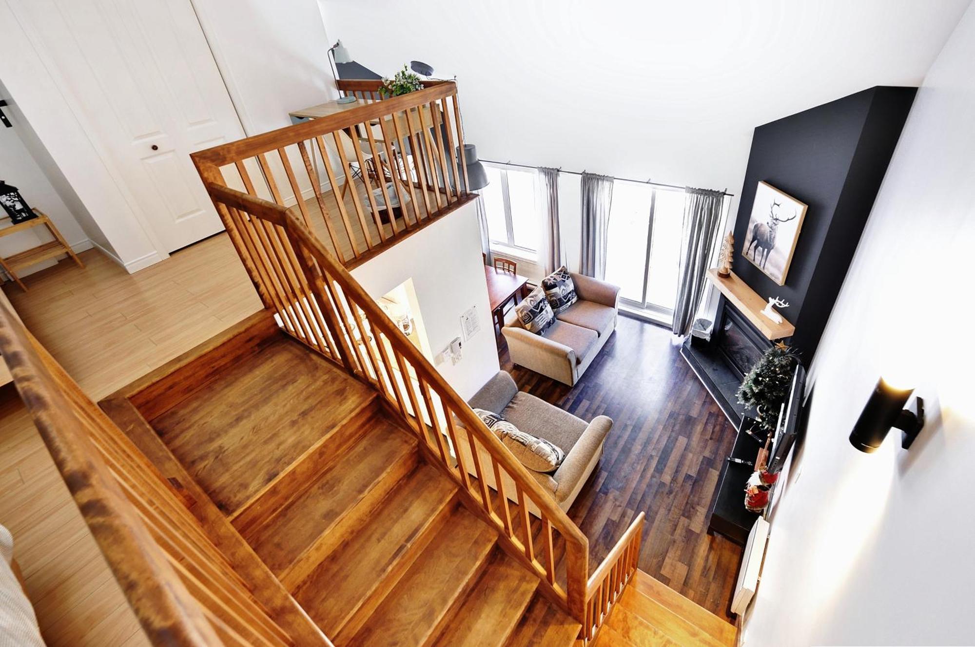 Condo 305 33 Chemin Du Hameau By Les Chalets Alpins Stoneham Exteriör bild